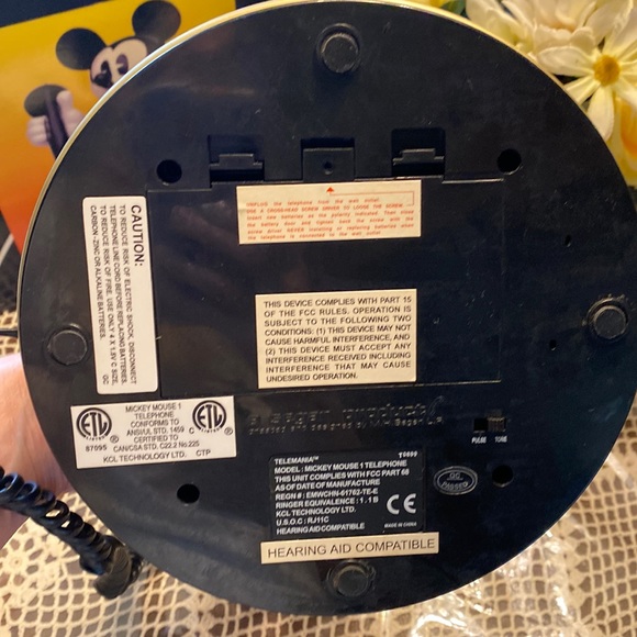 Mickey Mouse Push Button Telephone - Picture 13 of 15